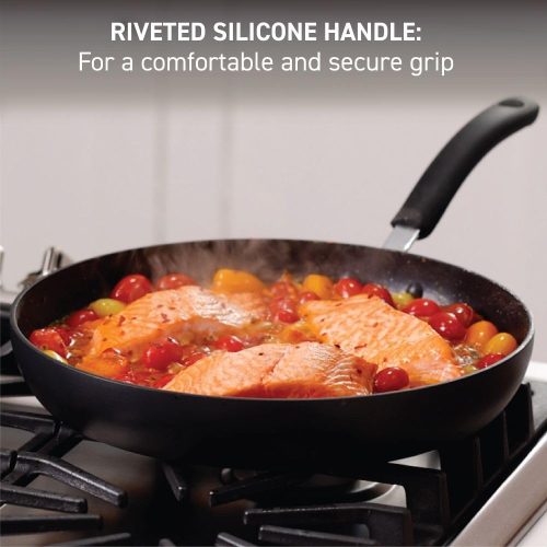 Nonstick Fry Pan with Stainless Steel Handle